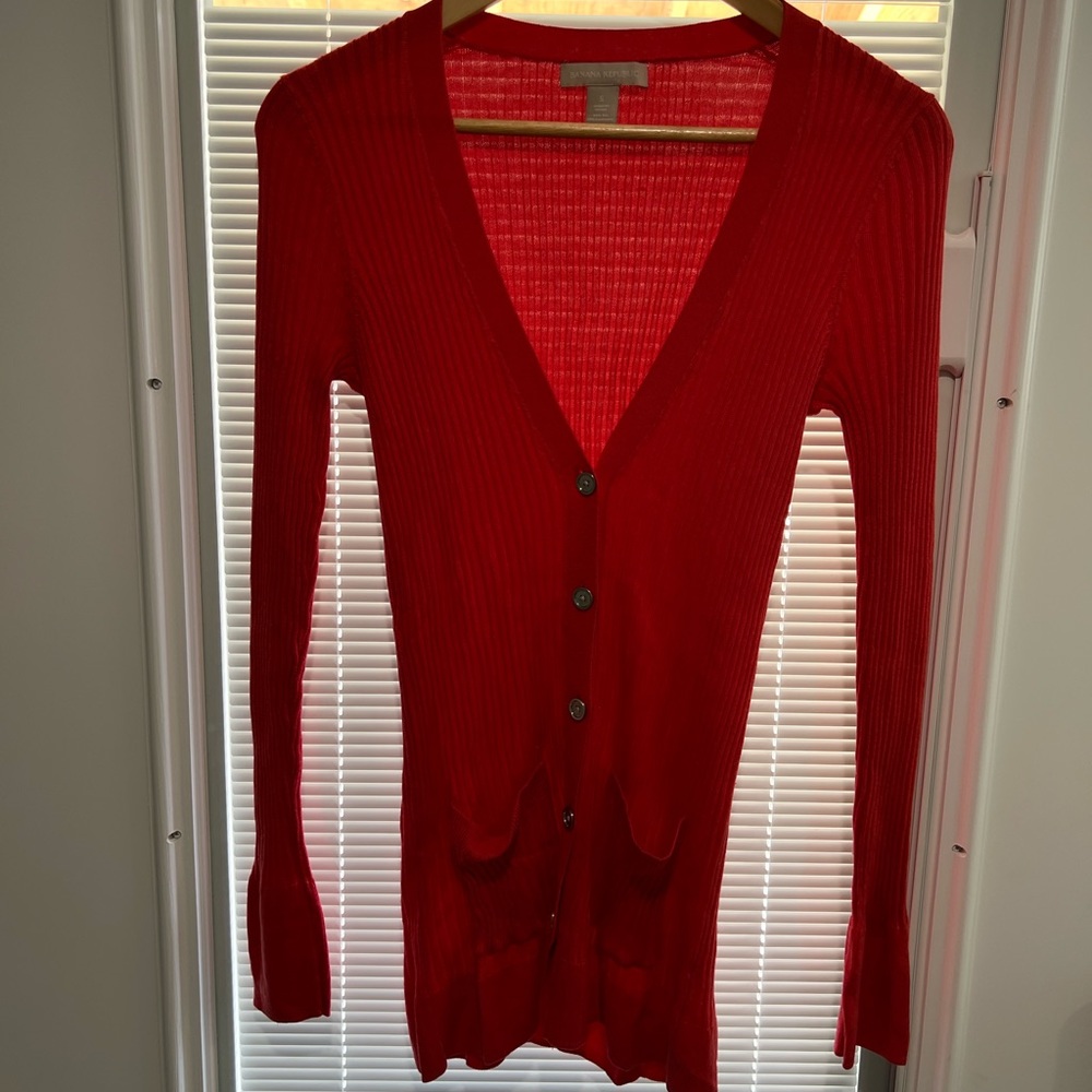 Banana Republic sweater cardigan. Size S.